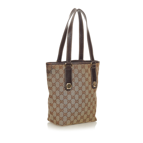Pre-Loved Gucci GG Canvas Charmy Tote Bag - Picture 2 of 9